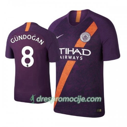 Manchester City Dres Gundogan 8 Treći 2018/19 Kratkih Rukava Manchester City Dres Gundogan 8 Treći 2018/19 Kratkih Rukava